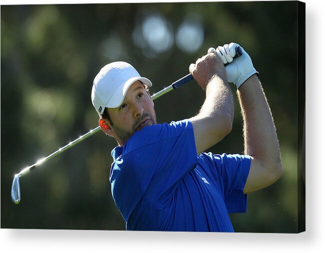 California Acrylic Print featuring the photograph AT&T Pebble Beach National Pro-Am - Round One #1 by Jeff Gross