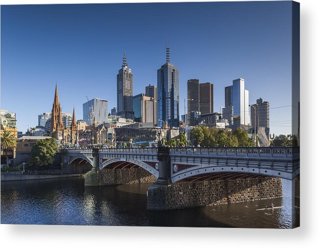Corporate Business Acrylic Print featuring the photograph Australia, Victoria, Exterior #1 by Walter Bibikow