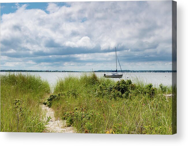 Shore Acrylic Print featuring the photograph Barnegat Bay #1 by Chad Dikun