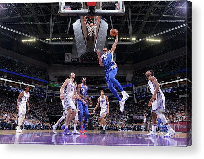 Ben Simmons Acrylic Print featuring the photograph Ben Simmons #1 by Rocky Widner