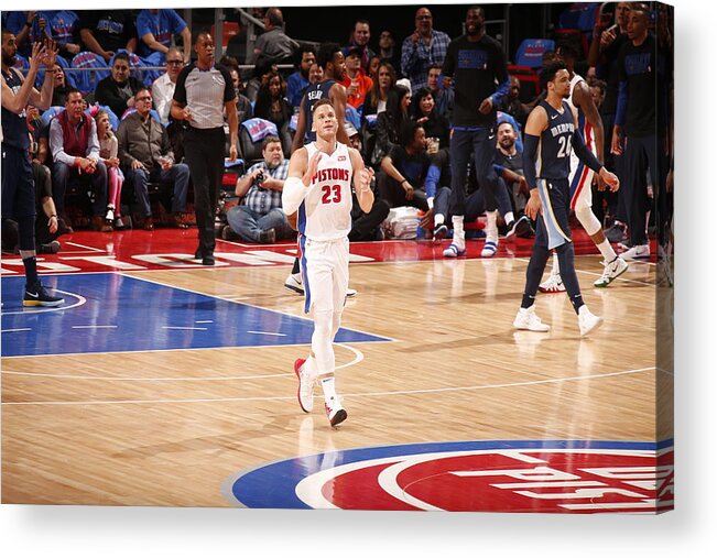 Nba Pro Basketball Acrylic Print featuring the photograph Blake Griffin by Brian Sevald