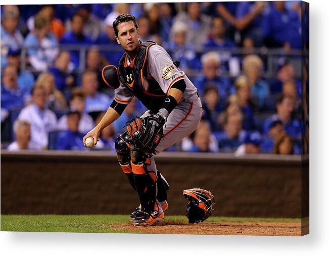 Buster Posey Acrylic Print featuring the photograph Buster Posey by Elsa