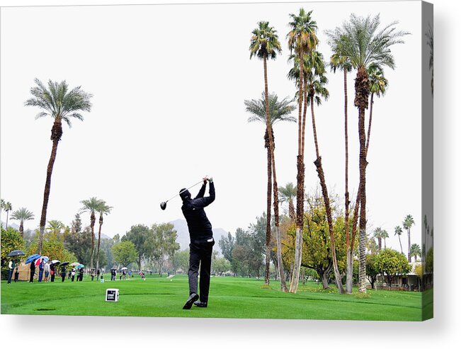 People Acrylic Print featuring the photograph CareerBuilder Challenge In Partnership With The Clinton Foundation - Round One #1 by Harry How