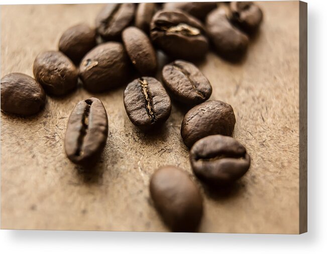 Breakfast Acrylic Print featuring the photograph Closeup Of Brown Coffee Background #1 by Sarymsakov