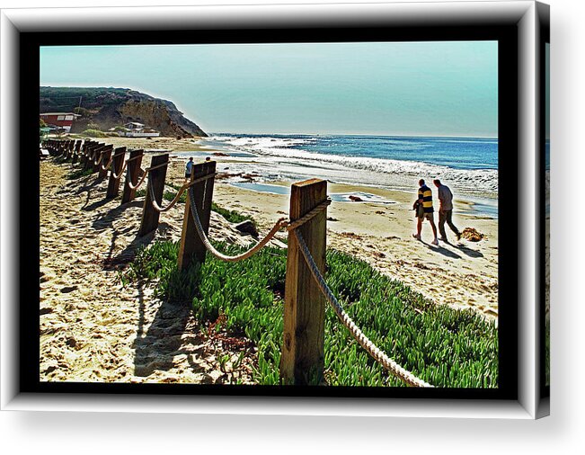Cool Acrylic Print featuring the photograph Cool California Beach #1 by Richard Risely
