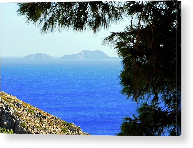 Ghat Acrylic Print featuring the photograph Crete, Greece #1 by Severija Kirilovaite