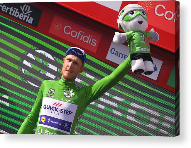 Matteo Trentin Acrylic Print featuring the photograph Cycling: 72nd Tour of Spain 2017 / Stage 14 #1 by Tim de Waele