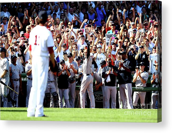 Crowd Acrylic Print featuring the photograph Derek Parks by Elsa