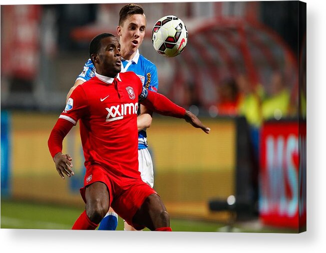 People Acrylic Print featuring the photograph Dutch Cup - FC Twente v PEC Zwolle #1 by VI-Images