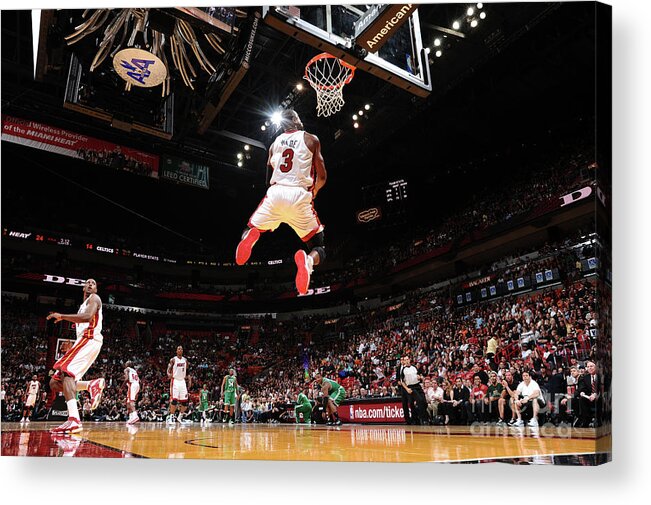Playoffs Acrylic Print featuring the photograph Dwyane Wade by Jesse D. Garrabrant