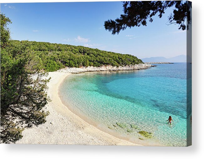 Emblisi Acrylic Print featuring the photograph Emblisi in Kefalonia, Greece #1 by Constantinos Iliopoulos