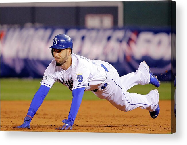 Second Inning Acrylic Print featuring the photograph Eric Hosmer by Doug Pensinger