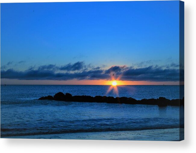  Acrylic Print featuring the photograph Hampton Va Sunrise by Brad Nellis