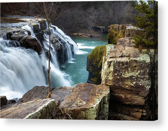 Waterfall Acrylic Print featuring the photograph High Falls #1 by Jamie Tyler