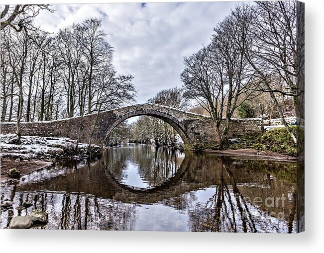 Uk Acrylic Print featuring the photograph Ivelet Bridge, Swaledale by Tom Holmes Photography