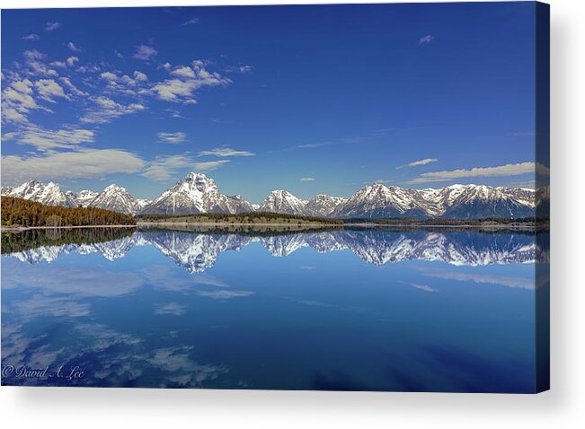 Landscape Acrylic Print featuring the photograph Jackson Lake #2 by David Lee