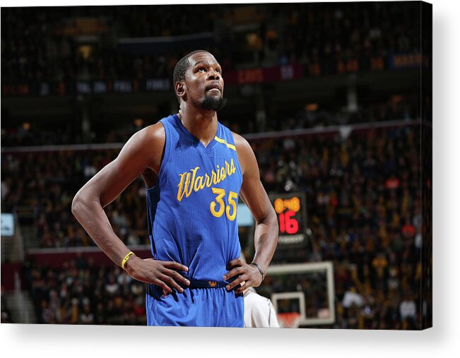 Kevin Durant Acrylic Print featuring the photograph Kevin Durant by David Sherman