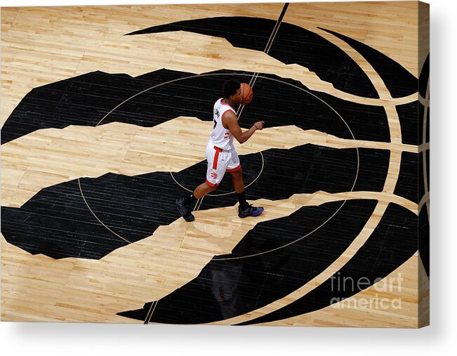 Kyle Lowry Acrylic Print featuring the photograph Kyle Lowry by Mark Blinch