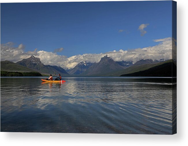 Lake Mcdonald Acrylic Print featuring the photograph Lake McDonald - Glacier National Park by Richard Krebs