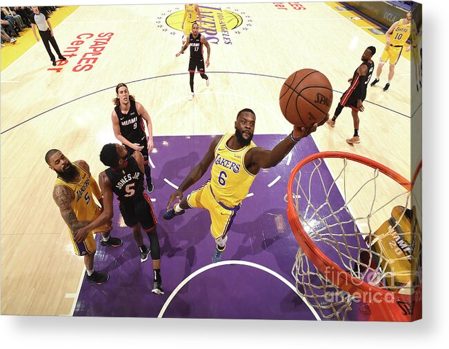 Lance Stephenson Acrylic Print featuring the photograph Lance Stephenson by Andrew D. Bernstein