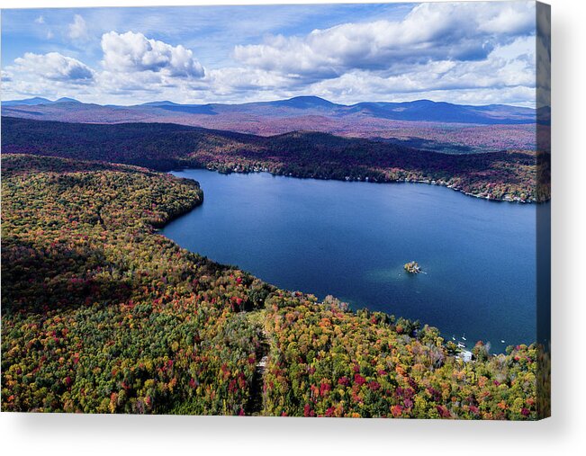 Vermont Photography Acrylic Print featuring the photograph Maidstone Lake Vermont #2 by John Rowe