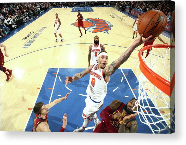 Michael Beasley Acrylic Print featuring the photograph Michael Beasley by Nathaniel S. Butler