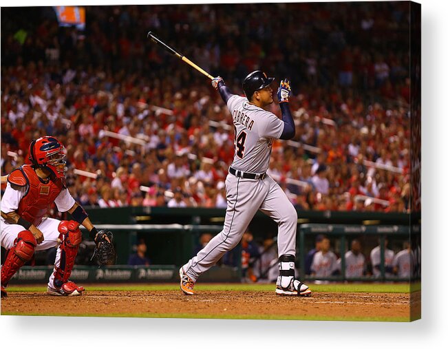 People Acrylic Print featuring the photograph Miguel Cabrera by Dilip Vishwanat