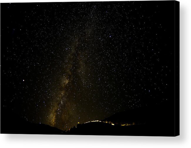 Milky Way Astrophotography Fstop101 Night Sky Stars Acrylic Print featuring the photograph Milky Way #1 by Geno Lee