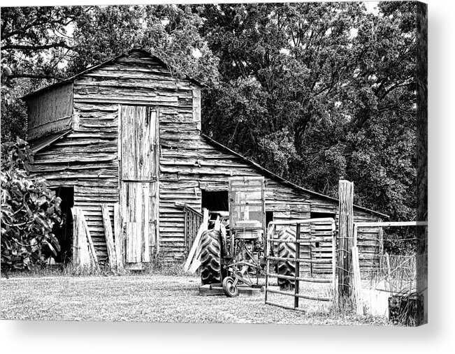 Barn Acrylic Print featuring the photograph Old Barn #1 by Kimberly Chason