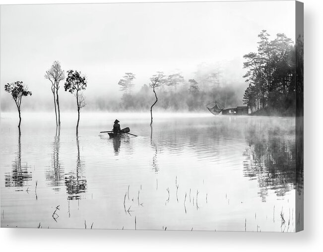 Awesome Acrylic Print featuring the photograph Peaceful #2 by Khanh Bui Phu