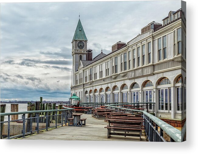 Pier A Harbor House Acrylic Print featuring the photograph Pier A Harbor House by Cate Franklyn