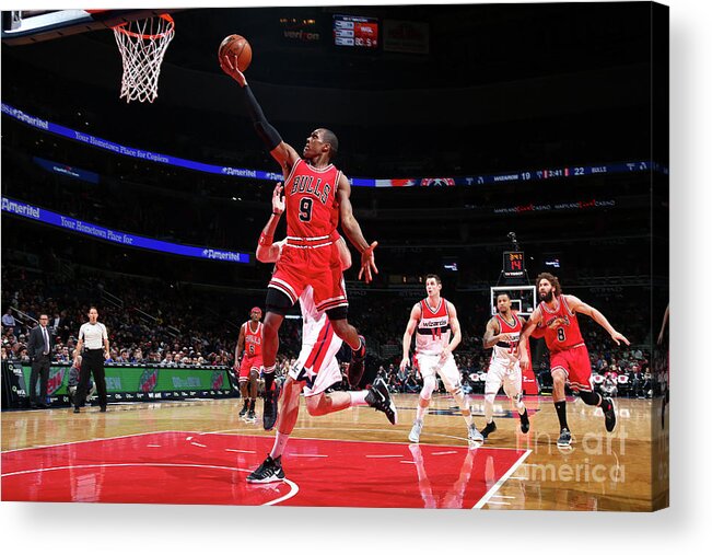 Rajon Rondo Acrylic Print featuring the photograph Rajon Rondo #1 by Ned Dishman