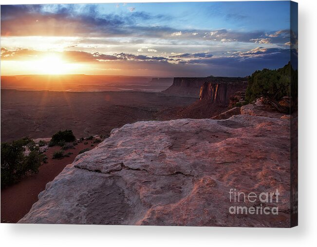 Red Soil Acrylic Print featuring the photograph Red Dawn by Jim Garrison