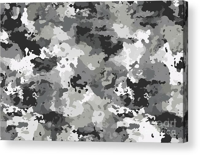 Seamless Rough Textured Military Hunting Paintball Camouflage