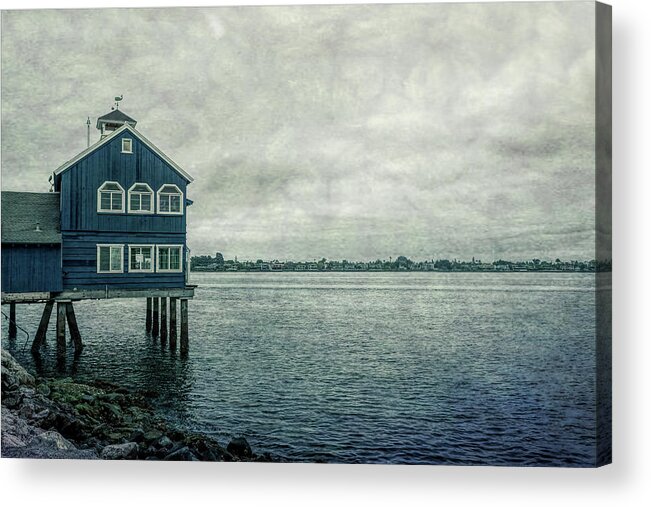 San Diego Acrylic Print featuring the photograph Seaport Village SS #1 by Alison Frank