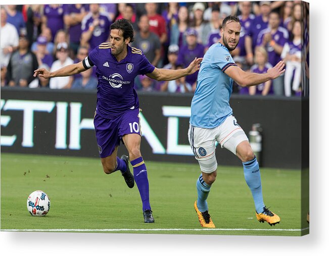 Orlando City Soccer Club Acrylic Print featuring the photograph SOCCER: MAR 05 MLS - NY City FC at Orlando City SC by Icon Sportswire