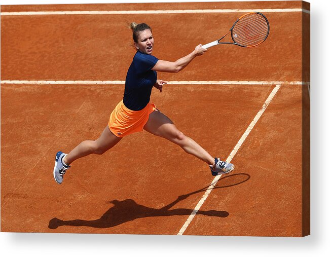 Tennis Acrylic Print featuring the photograph The Internazionali BNL d'Italia 2017 - Day Seven by Michael Steele