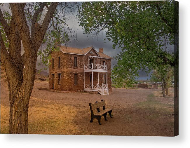 Wall Art Acrylic Print featuring the photograph Unmarried Officer's Quarters #1 by Peyton Vaughn