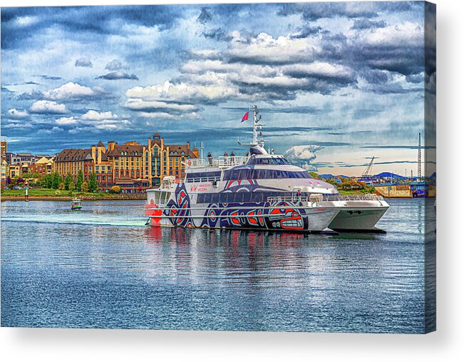 Delta Acrylic Print featuring the photograph Victoria to Seattle Ferry #1 by Darryl Brooks