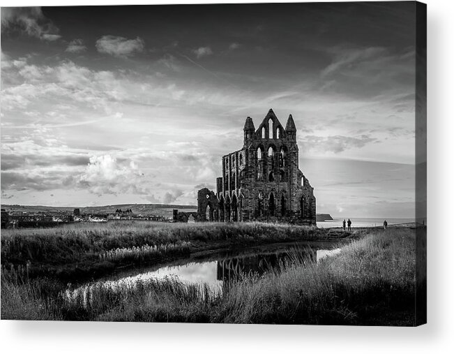 Britain Acrylic Print featuring the photograph Whitby abbey #1 by Chris Smith