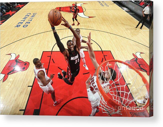 Nba Pro Basketball Acrylic Print featuring the photograph Willie Reed by Nathaniel S. Butler