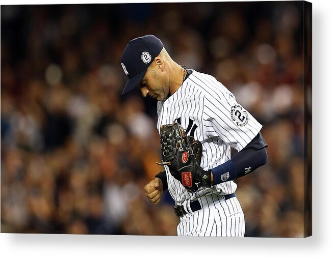 People Acrylic Print featuring the photograph Derek Jeter #10 by Elsa
