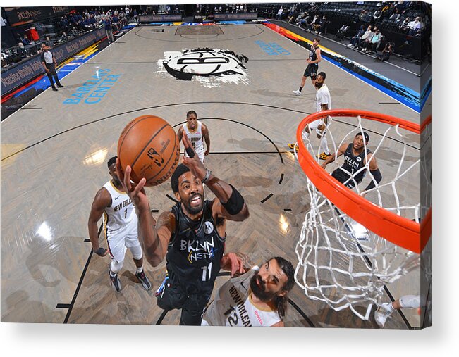 Nba Pro Basketball Acrylic Print featuring the photograph Kyrie Irving by Jesse D. Garrabrant