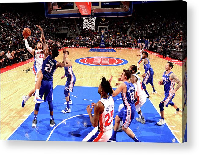Nba Pro Basketball Acrylic Print featuring the photograph Blake Griffin by Chris Schwegler