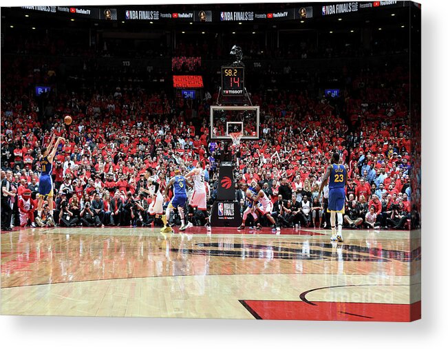 Playoffs Acrylic Print featuring the photograph Klay Thompson by Andrew D. Bernstein