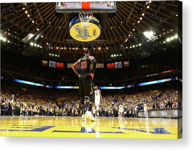 Lebron James Acrylic Print featuring the photograph Lebron James by Nathaniel S. Butler