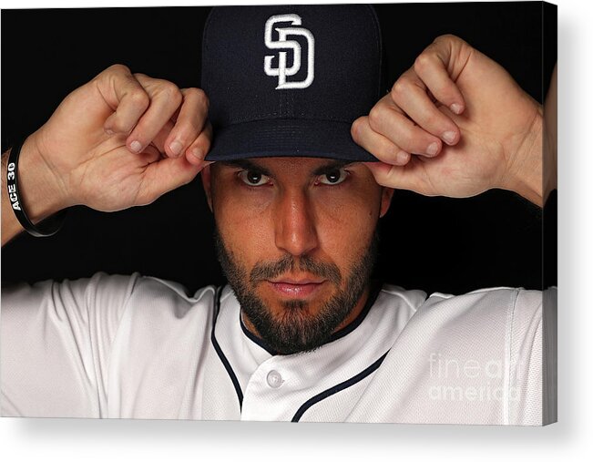 Media Day Acrylic Print featuring the photograph Eric Hosmer by Patrick Smith