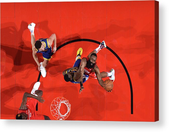 Playoffs Acrylic Print featuring the photograph James Harden by Andrew D. Bernstein