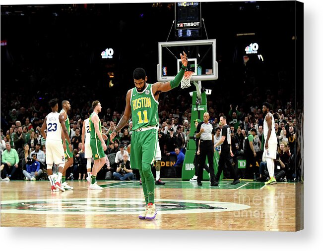 Kyrie Irving Acrylic Print featuring the photograph Kyrie Irving #13 by Brian Babineau