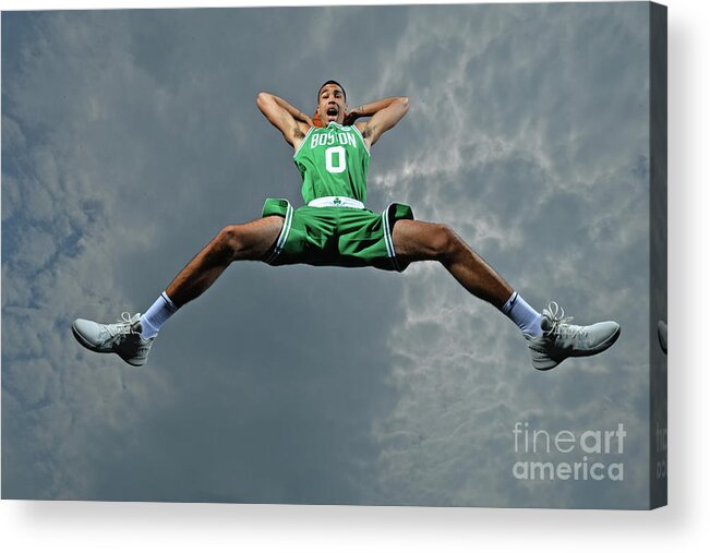 Jayson Tatum Acrylic Print featuring the photograph Jayson Tatum #15 by Jesse D. Garrabrant